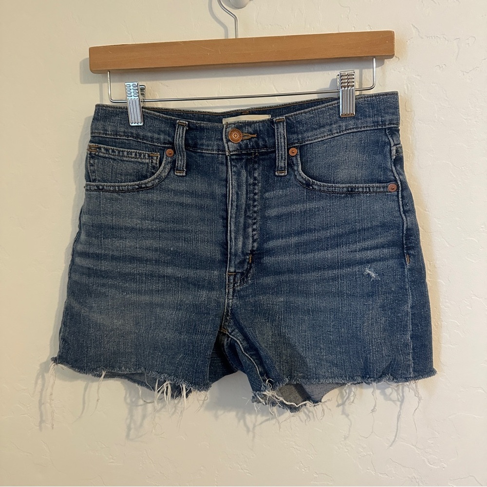 Madewell High-Rise Denim Cut-Off Shorts Blue Size 24 M5773
